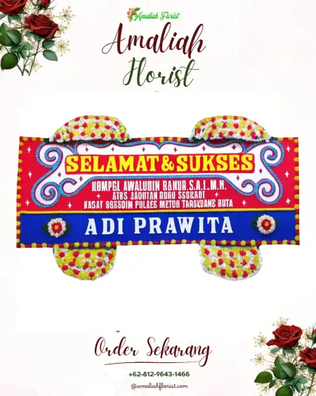 Papan Bunga Ucapan Selamat Seluma
